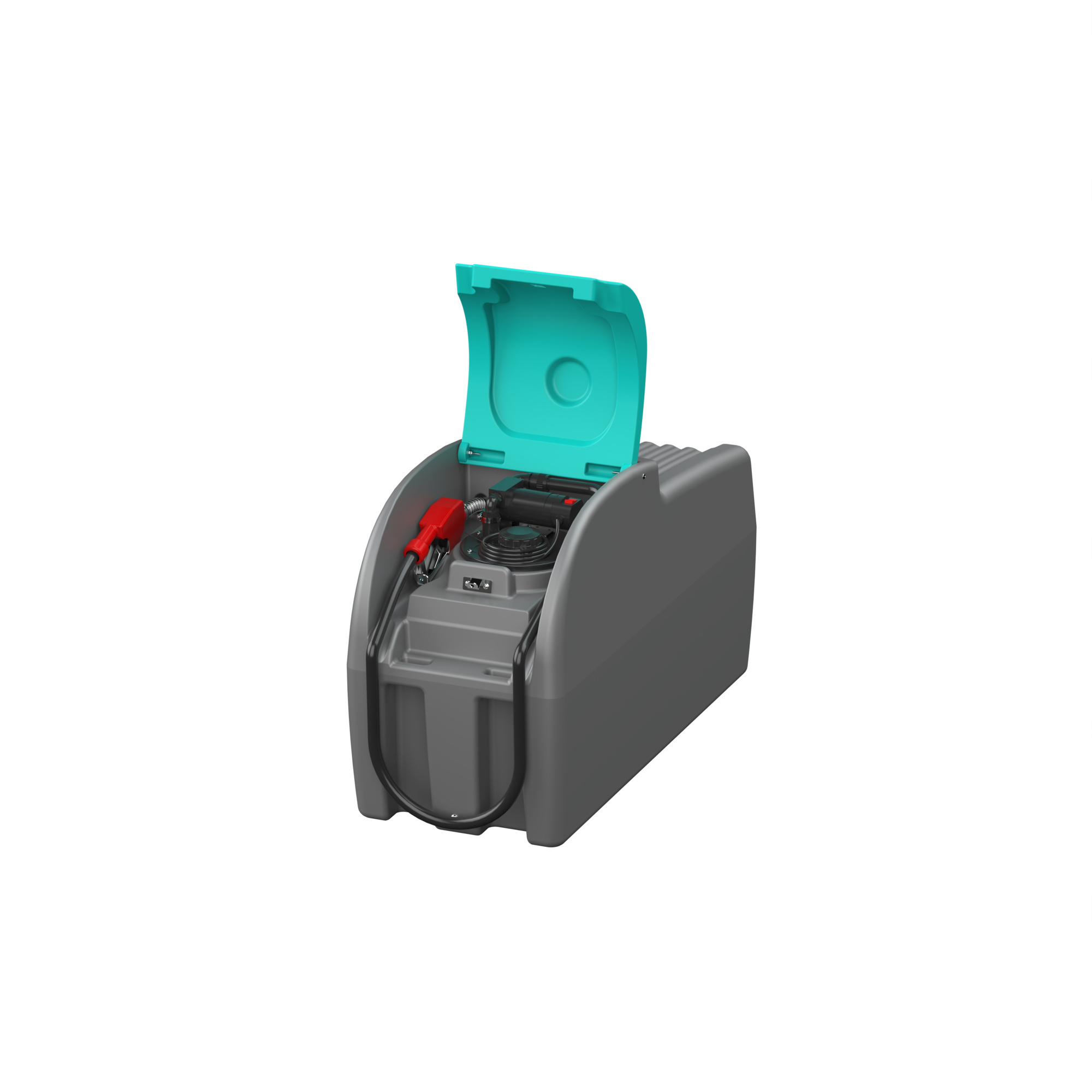 Enduraplas, 75 GAL COMPACT DIESEL FUEL BOSS FUEL TRANSFER TANK, Capacity 75 Gal, Shape Rectangle, Model# RDU075N10D